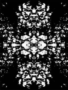 Çizik ve çiziklerle dolu siyah beyaz bir arka plan. Soyut vektör illüstrasyonu.