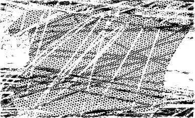 Çizik ve çiziklerle dolu siyah beyaz bir arka plan. Soyut vektör illüstrasyonu.