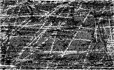 Çizik ve çiziklerle dolu siyah beyaz bir arka plan. Soyut vektör illüstrasyonu.