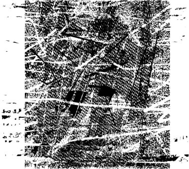 Çizik ve çiziklerle dolu siyah beyaz bir arka plan. Soyut vektör illüstrasyonu.