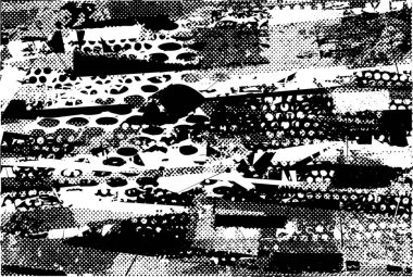 Çizik ve çiziklerle dolu siyah beyaz bir arka plan. Soyut vektör illüstrasyonu.