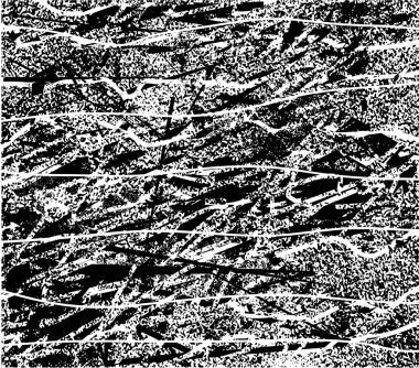 Çizik ve çiziklerle dolu siyah beyaz bir arka plan. Soyut vektör illüstrasyonu.