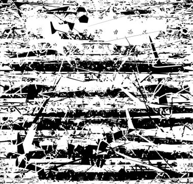 Çizik ve çiziklerle dolu siyah beyaz bir arka plan. Soyut vektör illüstrasyonu.