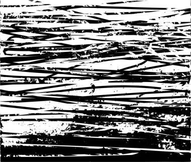 Çizik ve çiziklerle dolu siyah beyaz bir arka plan. Soyut vektör illüstrasyonu.