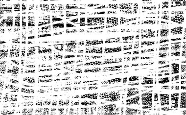 Çizik ve çiziklerle dolu siyah beyaz bir arka plan. Soyut vektör illüstrasyonu.