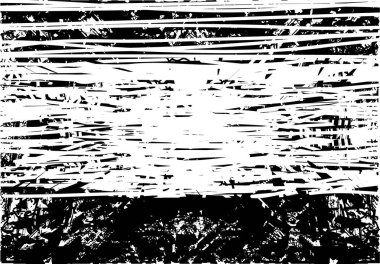 Çizik ve çiziklerle dolu siyah beyaz bir arka plan. Soyut vektör illüstrasyonu.