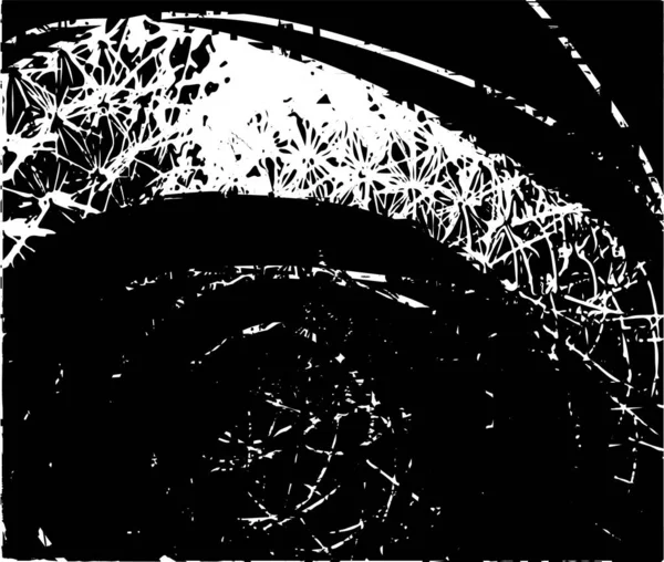 Çizik ve çiziklerle dolu siyah beyaz bir arka plan. Soyut vektör illüstrasyonu.