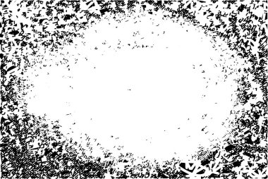 Çizik ve çiziklerle dolu siyah beyaz bir arka plan. Soyut vektör illüstrasyonu.