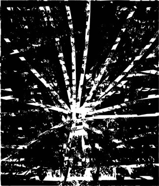 Çizik ve çiziklerle dolu siyah beyaz bir arka plan. Soyut vektör illüstrasyonu.