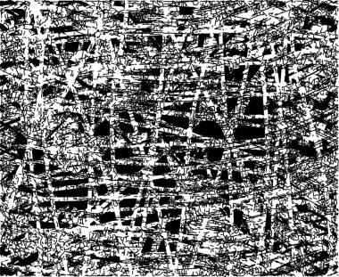 Çizik ve çiziklerle dolu siyah beyaz bir arka plan. Soyut vektör illüstrasyonu.