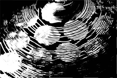 Çizik ve çiziklerle dolu siyah beyaz bir arka plan. Soyut vektör illüstrasyonu.