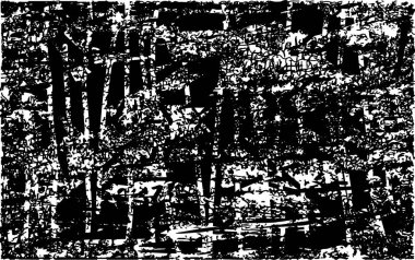 Çizik ve çiziklerle dolu siyah beyaz bir arka plan. Soyut vektör illüstrasyonu.