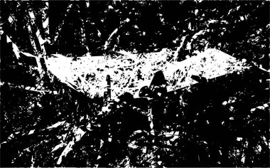 Çizik ve çiziklerle dolu siyah beyaz bir arka plan. Soyut vektör illüstrasyonu.