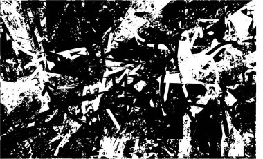 Çizik ve çiziklerle dolu siyah beyaz bir arka plan. Soyut vektör illüstrasyonu.