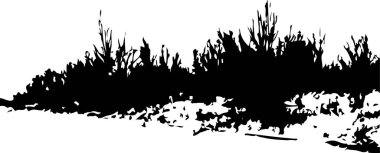 Çizik ve çiziklerle dolu siyah beyaz bir arka plan. Soyut vektör illüstrasyonu.