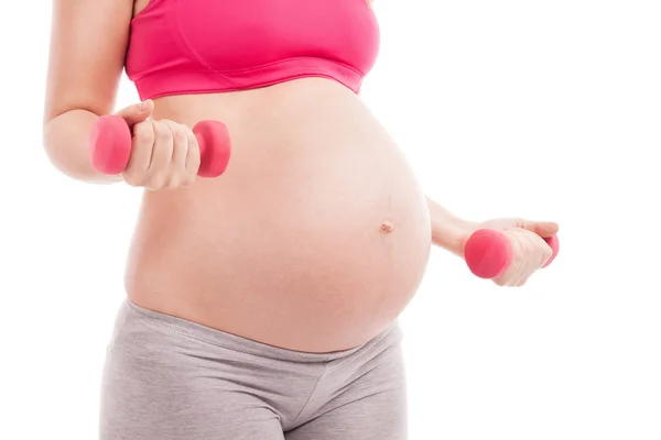 Ciąży fitness, zdrowie życie — Zdjęcie stockowe