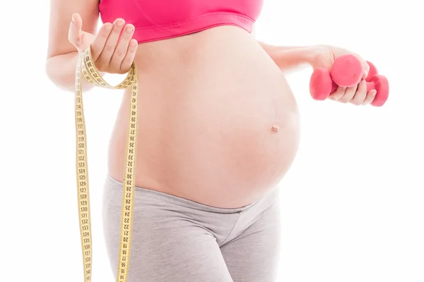 Exercise and healthy life in pregnancy — Stock Photo, Image