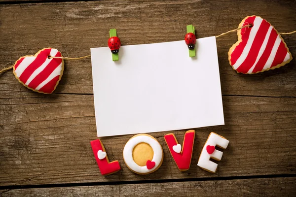 Valentine day message — Stock Photo, Image