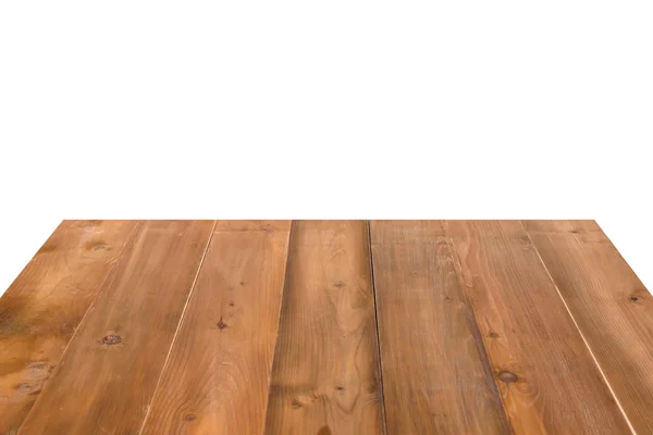 Prázdný dřevěný stůl — Stock fotografie
