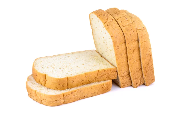 Plátky chleba, samostatný — Stock fotografie