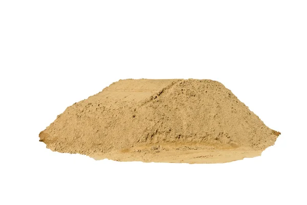 Sand Dust Rough Isolated White Background — Stock Photo, Image