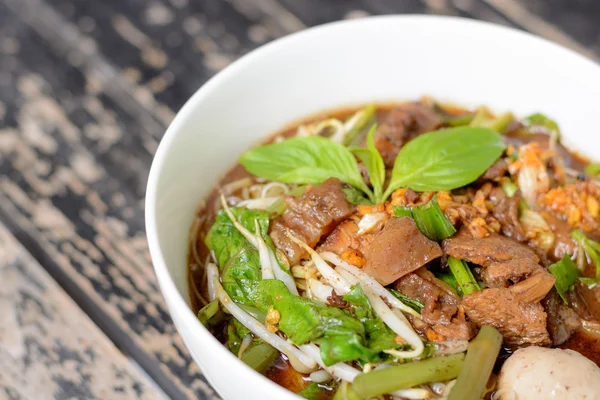 Sopa de macarrão tailandês — Fotografia de Stock