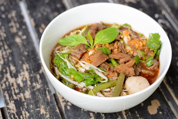 Sopa de macarrão tailandês — Fotografia de Stock