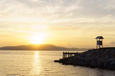 güzel gökyüzü ve deniz  