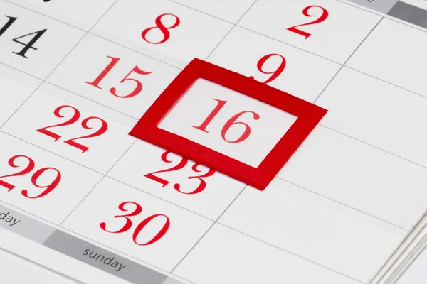 Data pasquale sul calendario — Foto Stock