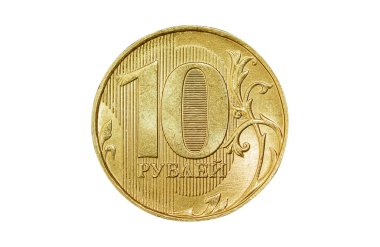 İzole 10 ruble para