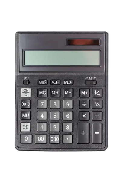 Top view of isolated calculator — Stock Photo, Image