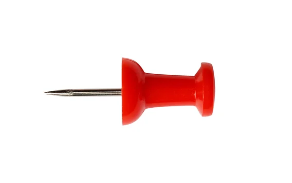 Isolated red drawing pin — Stock Photo, Image