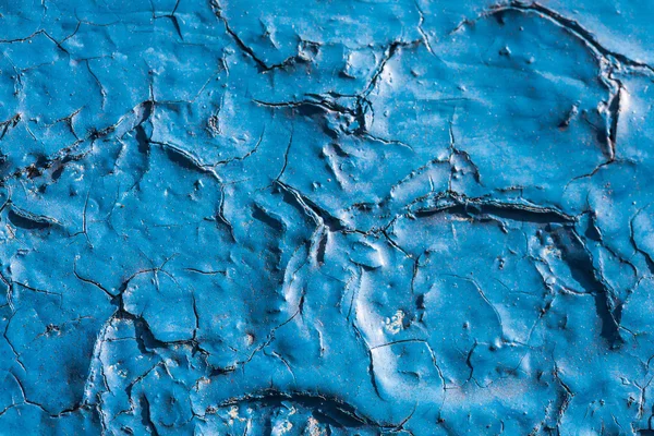 Blue chipped paint texture