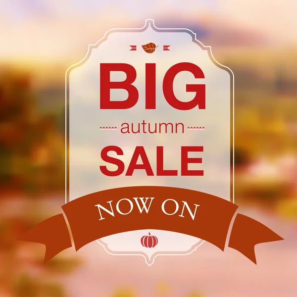 Big sale sign — Stock Vector