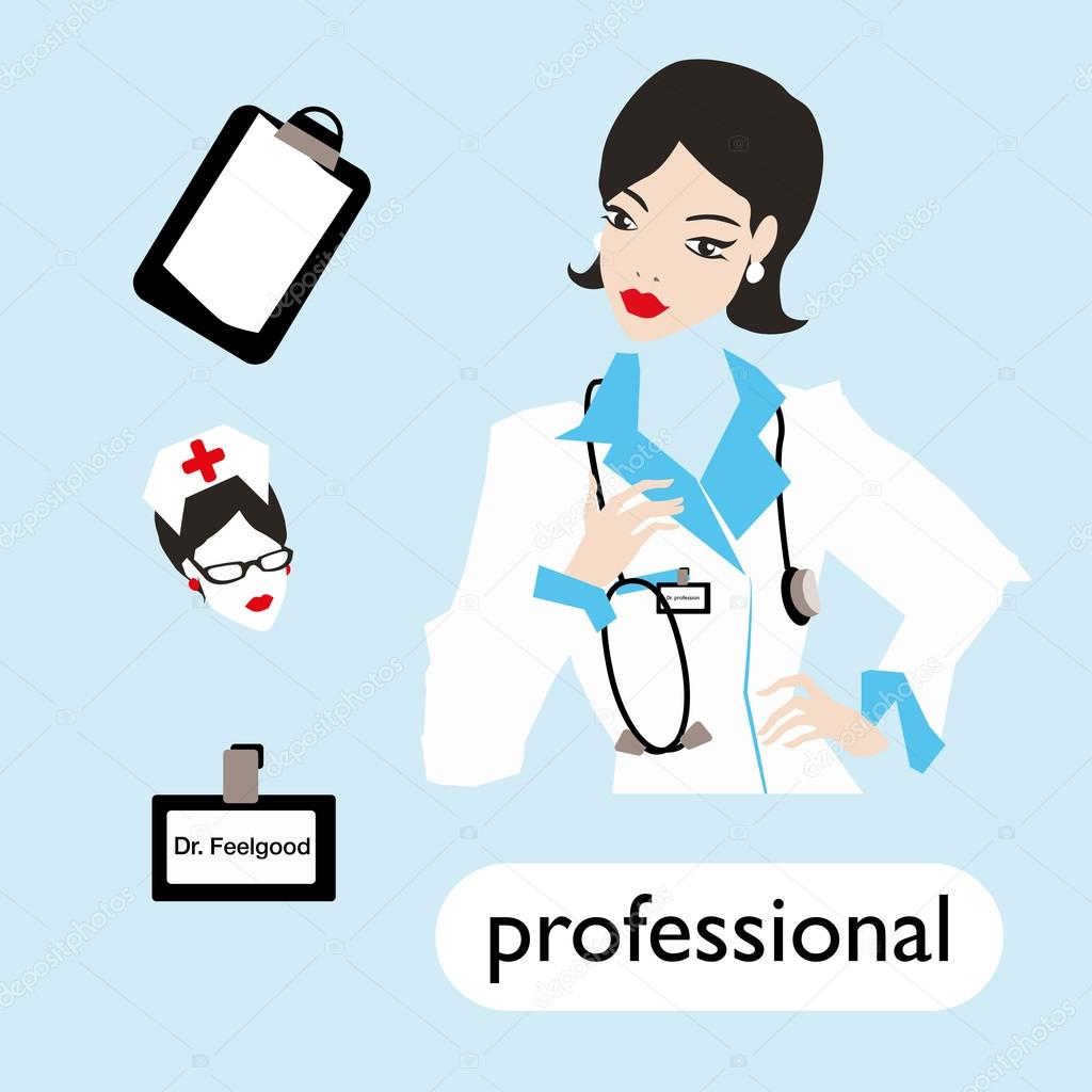 Professional, female nurse