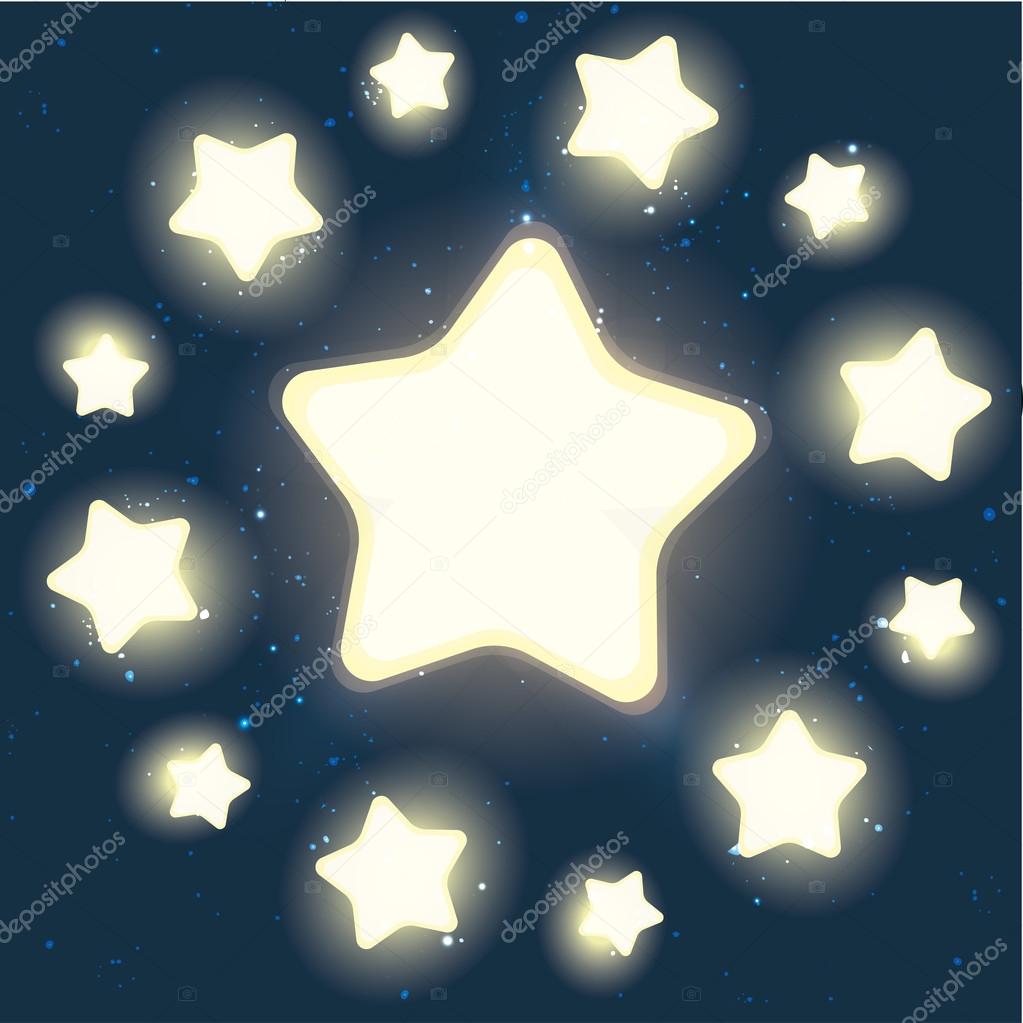 Shining stars. Stock Vector Image by ©Anastasia_N #55384865
