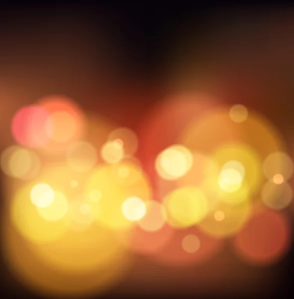 Orangen-Bokeh-Speck — Stockvektor