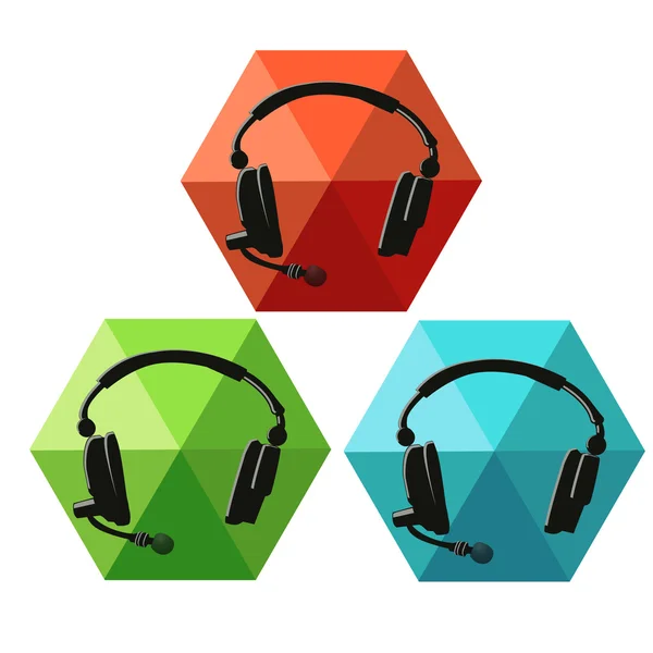 Headphones icon — Stock Vector