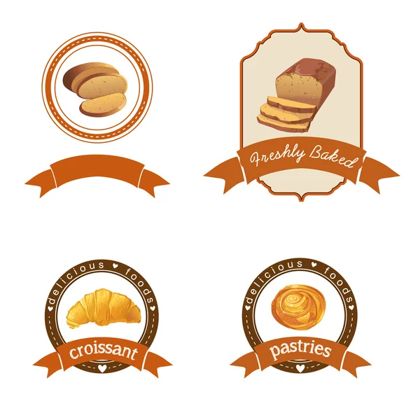 Ensemble de logo de cuisson — Image vectorielle