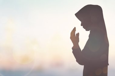 Bulanık cami arka plan ile Arapça kaligrafi Tanrı 'nın adı