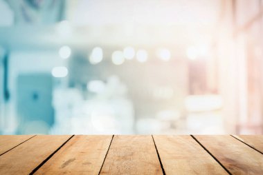 Soyut güzel bulanık dükkan arka planı.