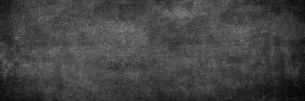 Чистый широкоэкранный реальная текстура доски фона в концепции колледжа для возвращения к школе панорамные обои для черного пятницы белый мелом текст рисовать графику. Пустой сюрреалистический стена доска бледный.