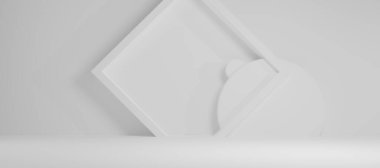 Soyut pastel gri renk ve stüdyo masa arkaplanındaki gradyan beyaz ışık arkaplanı ürün tasarımı. Göstermek için boş bir uzay odası. Bulanık 3D podyum sahnesi gri doku deseni oluşturur