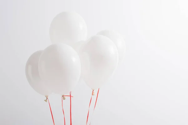 Montgolfières Légères Isolées Sur Blanc — Photo