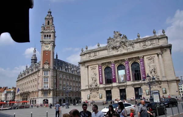 Gebäude Des Oparahauses Und Der Börse Lille — Stockfoto