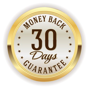 Beyaz 30 gün para düğmesi