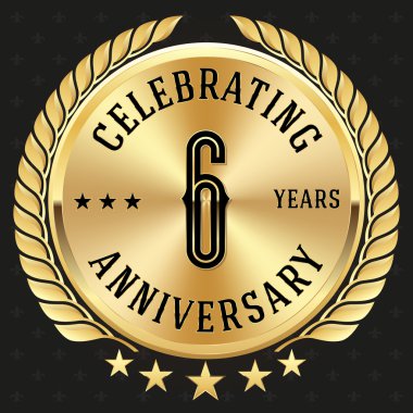 yıl dönümü kutluyor rozeti