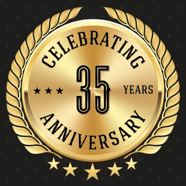 yıl dönümü kutluyor rozeti