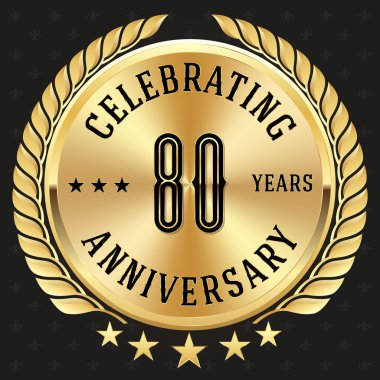 yıl dönümü kutluyor rozeti