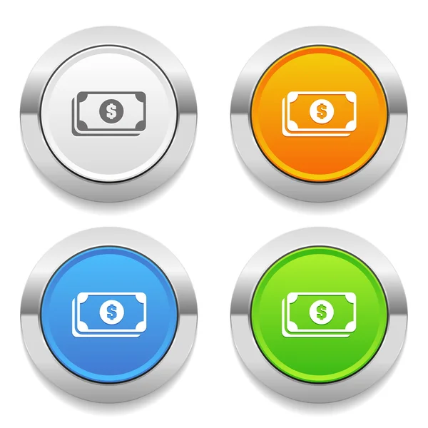 Money icons — Stock Vector